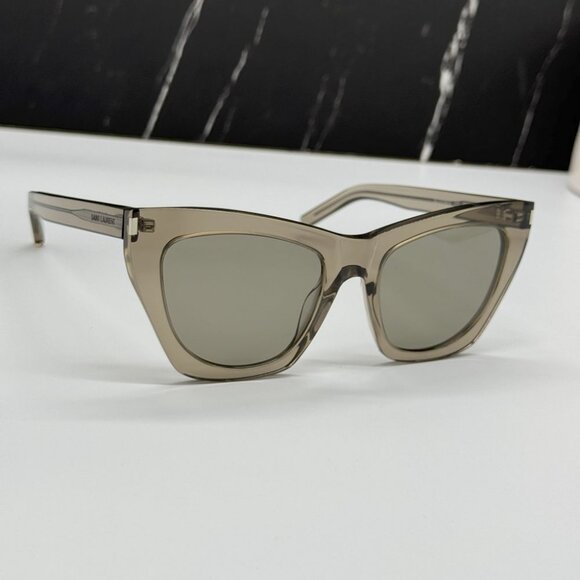 NEW SAINT LAURENT SL214 KATE 025 SUNGLASSES WOMEN BROWN CAT EYE SL 214 KATE 025 - Picture 10 of 13